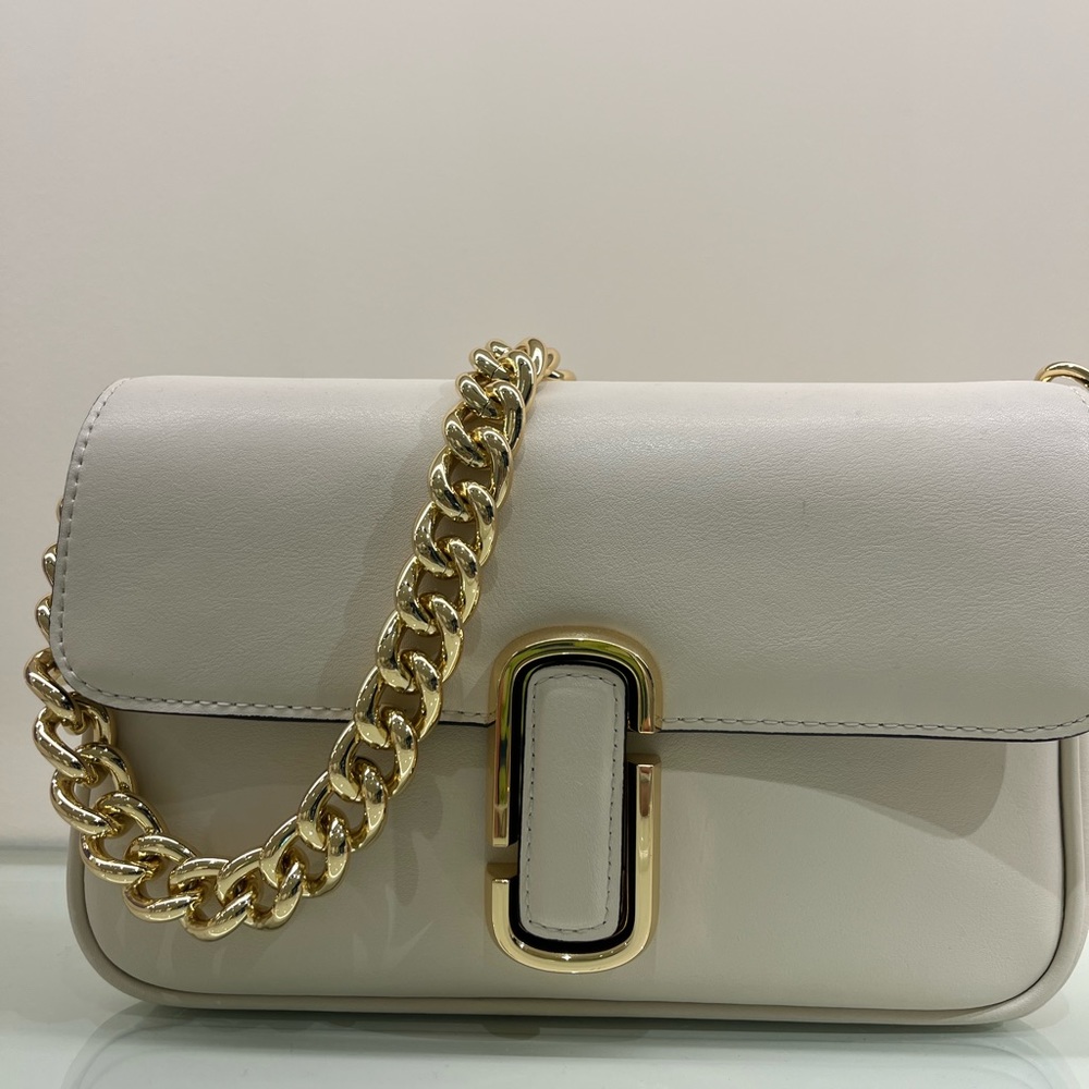 COPY - The J Marc shoulder bag,white cloud leather, new with tags, authentic.